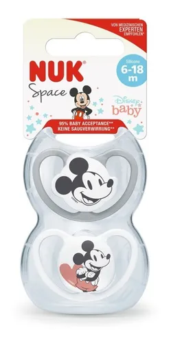 NUK CHUPETES X2 DE 6 A 18 MESES – Pañalera Belyan